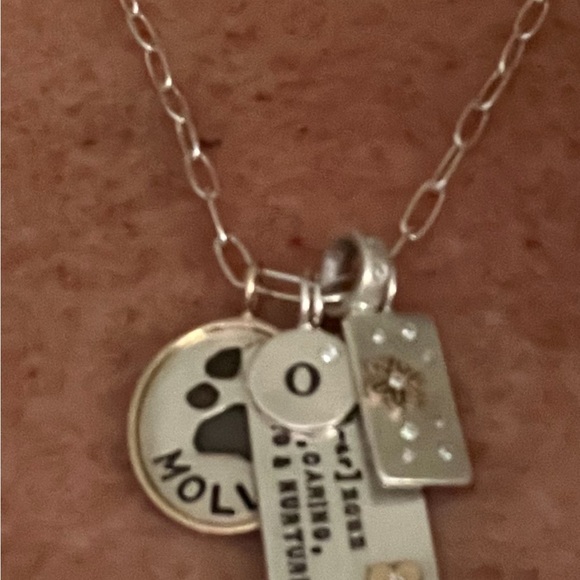 Heather B Moore silver and gold Mother Charm. - Picture 3 of 5